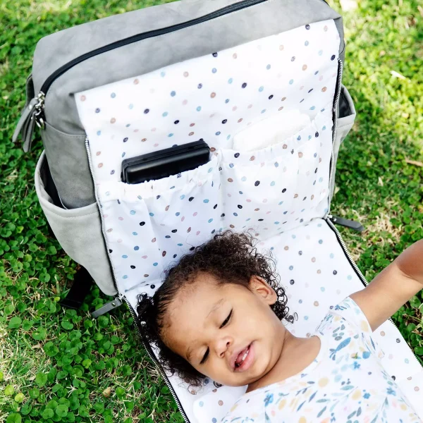 Mochila Maternal Boxy - Pewter Matte - Imagen 3