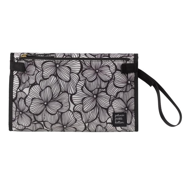 Mudador Diaper Clutch - Bordeaux Blooms